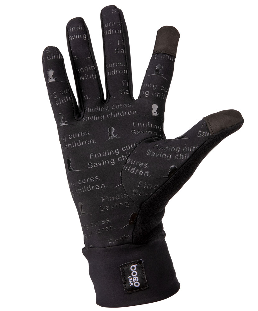 Performance Running Black Gloves SM/MD